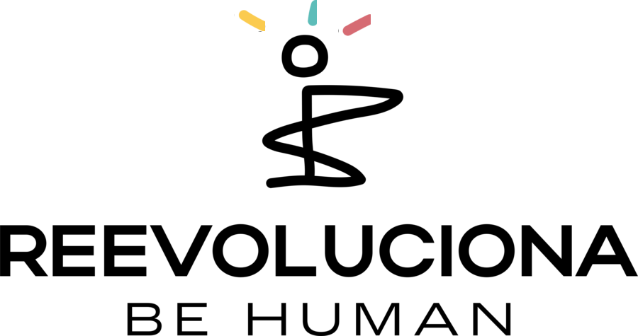 Logotipo de Reevoluciona · be human